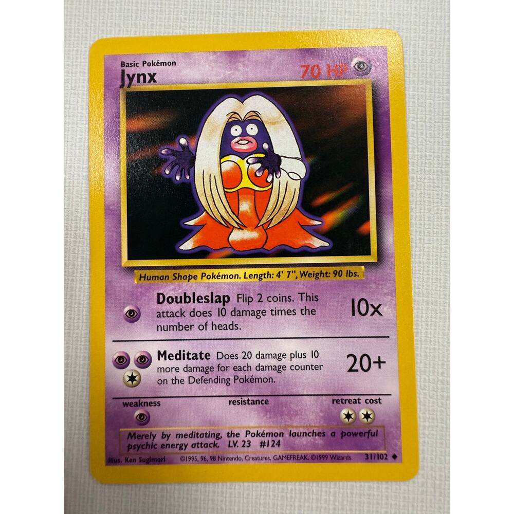 Jynx Basic Pokémon 1999 Trading Card